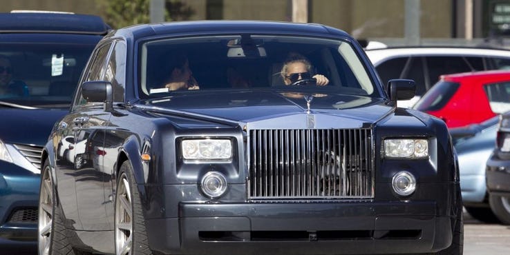Rolls-Royce Phantom lady gaga